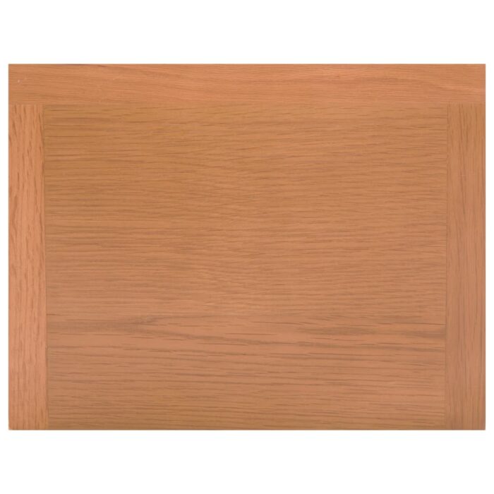 Table à revues avec tiroir 35x27x55 cm Bois de chêne solide – Image 5