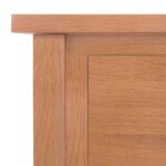 Table à revues avec tiroir 35x27x55 cm Bois de chêne solide – Image 7