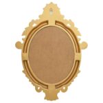 Miroir mural style château 56x76 cm Doré – Image 3