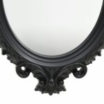 Miroir mural style château 56x76 cm Noir – Image 2