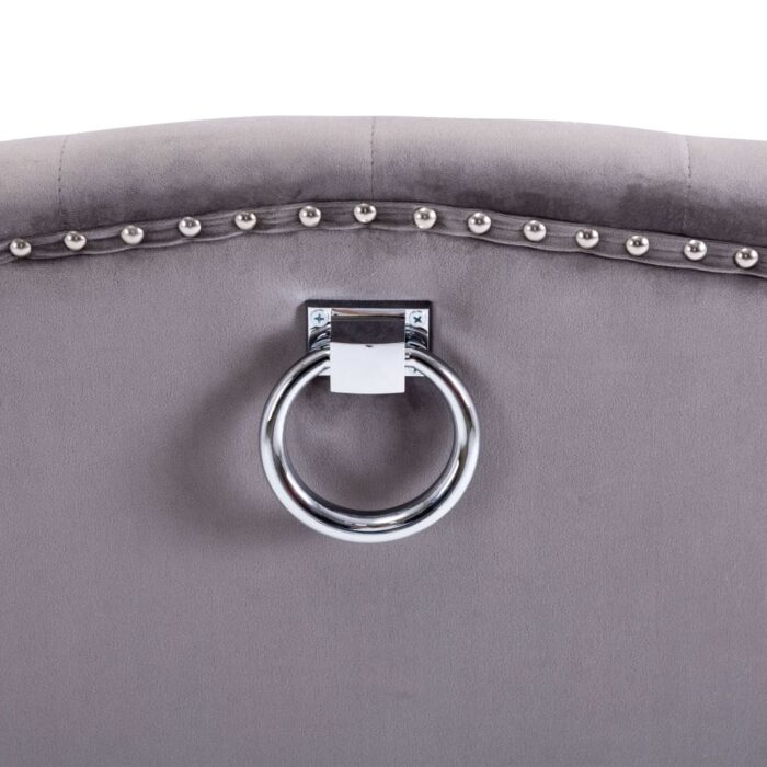 Chaise à manger Gris Velours – Image 5