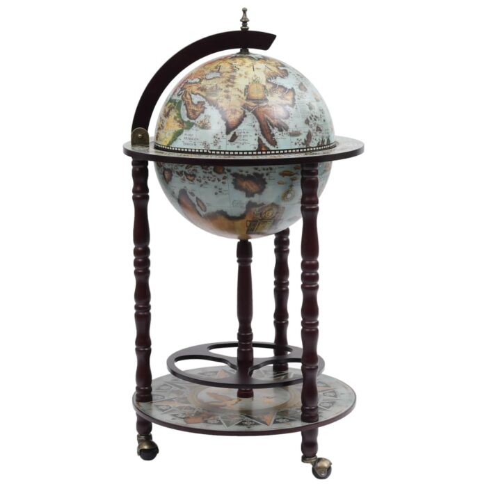 VXL8720286014295_a_en_hd_1.jpg Bar sous forme de globe Bois d'eucalyptus Bleu – Image 1