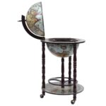 Bar sous forme de globe Bois d'eucalyptus Bleu – Image 3