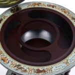 Bar sous forme de globe Bois d'eucalyptus Bleu – Image 5
