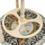 Bar sous forme de globe Bois d'eucalyptus Bleu – Image 6