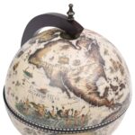 Support de vin globe de dessus de table Bois d'eucalyptus Blanc – Image 4