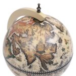 Support de vin globe de dessus de table Bois d'eucalyptus Blanc – Image 4