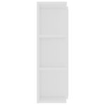 Armoire à miroir de salle de bain Blanc Bois d’ingénierie – Image 7