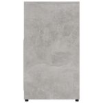 Armoire de salle de bain Gris béton 60x33x61 cm Bois ingénierie – Image 7