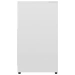 Armoire de salle de bain Blanc brillant Bois d'ingénierie – Image 8