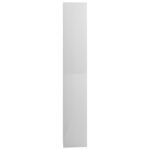 Armoire de salle de bain Blanc brillant Bois d'ingénierie – Image 5