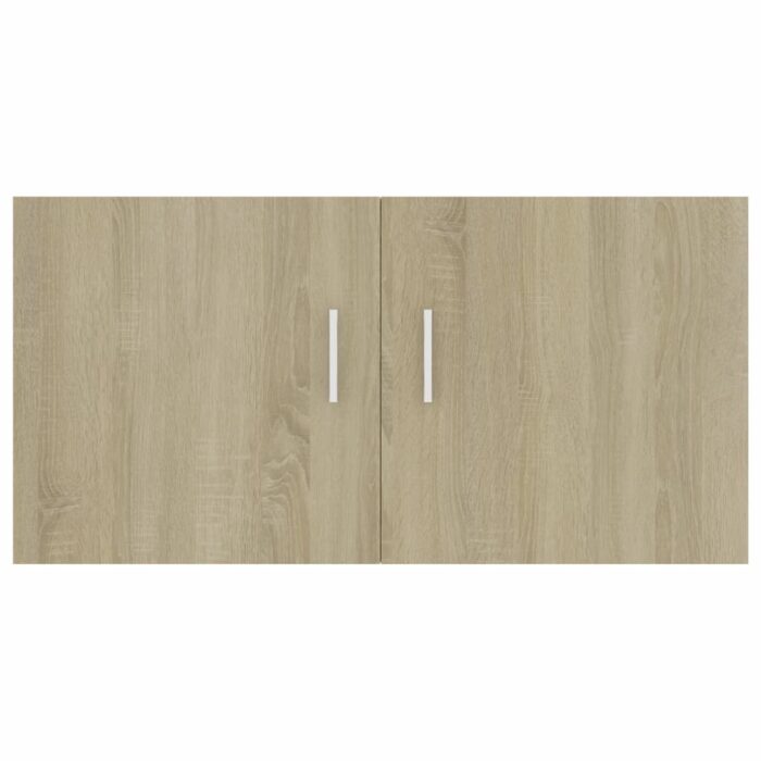 Armoire murale Chêne sonoma 80x39x40 cm Bois d'ingénierie – Image 4