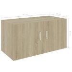 Armoire murale Chêne sonoma 80x39x40 cm Bois d'ingénierie – Image 6
