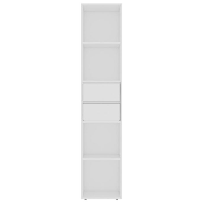 Bibliothèque Blanc 36x30x171 cm Bois d'ingénierie – Image 2