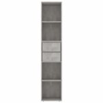 Bibliothèque Gris béton 36x30x171 cm Bois d'ingénierie – Image 2