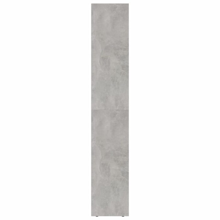 Bibliothèque Gris béton 36x30x171 cm Bois d'ingénierie – Image 3
