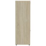 Bibliothèque Chêne sonoma 90x30x90 cm Bois d’ingénierie – Image 5