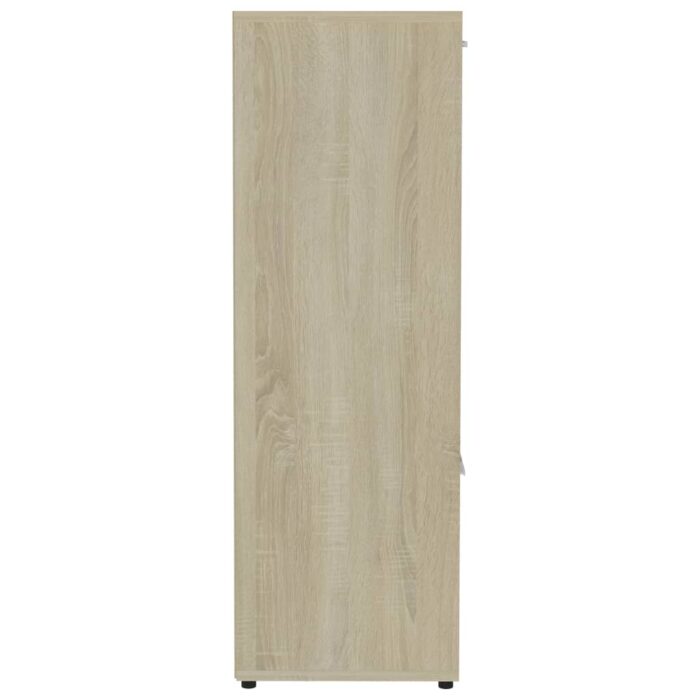 Bibliothèque Chêne sonoma 90x30x90 cm Bois d’ingénierie – Image 5