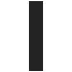 Étagère murale Noir 90x16x78 cm Bois d’ingénierie – Image 3