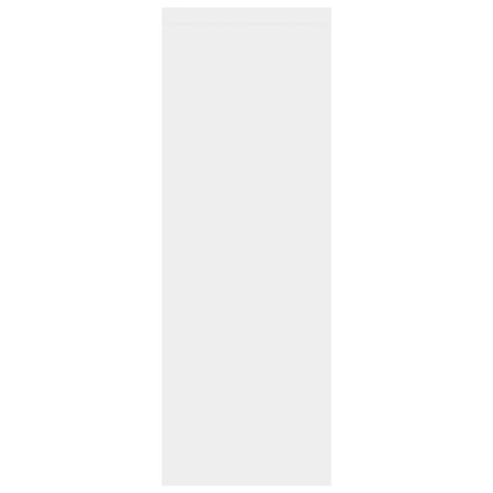Étagère murale Blanc 45,1x16x45,1 cm Bois d’ingénierie – Image 3