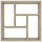 Étagère murale Chêne sonoma 45,1x16x45,1 cm Bois d’ingénierie – Image 2