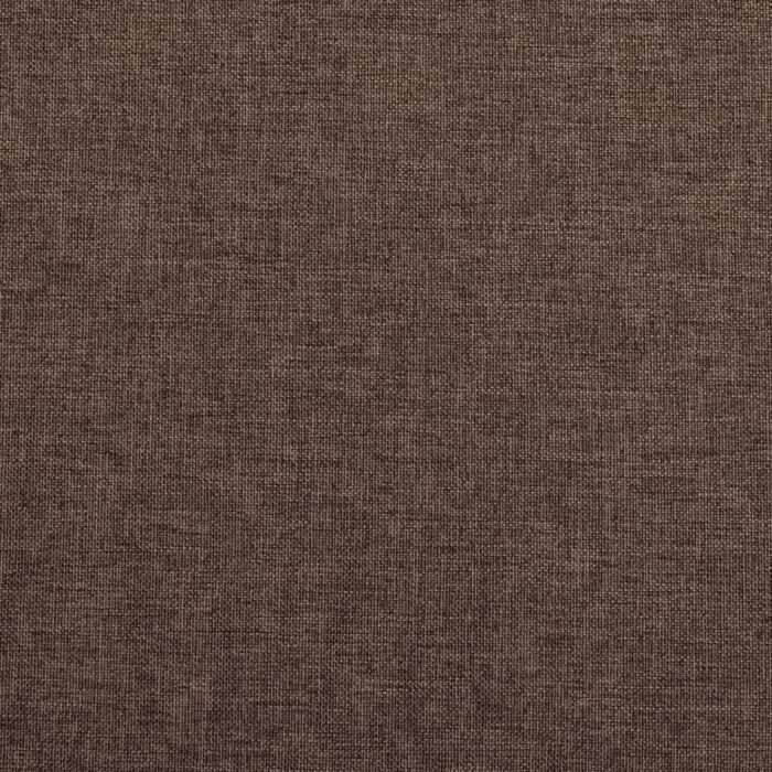 Rideau occultant d'aspect de lin avec crochets Taupe 290x245 cm – Image 2