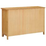 Commode 105x33,5x73 cm Bois de chêne massif – Image 4