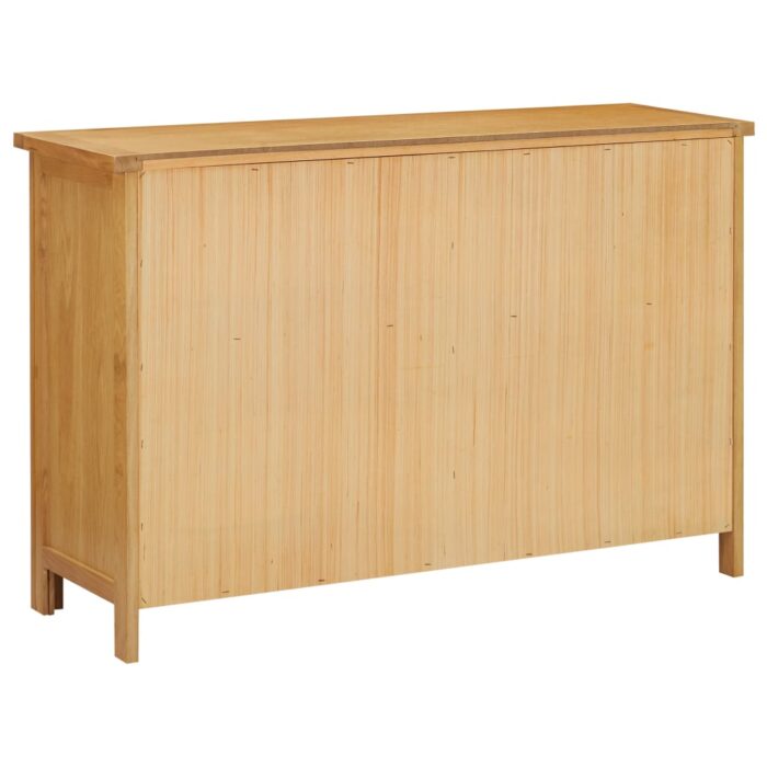 Commode 105x33,5x73 cm Bois de chêne massif – Image 4