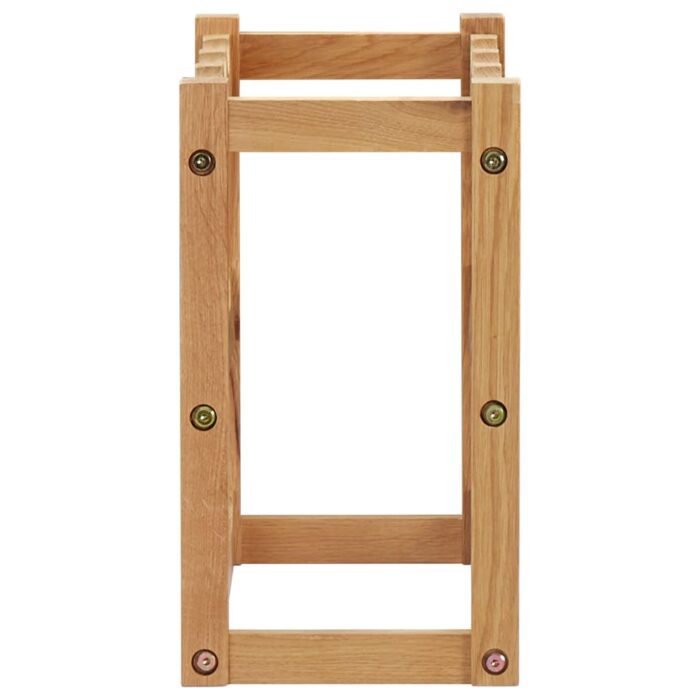 Casier à bouteilles 12 bouteilles 47x21x36 cm Bois de chêne – Image 2