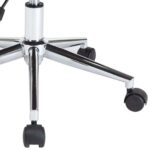 Chaise pivotante de bureau Crème Bois courbé et similicuir – Image 6