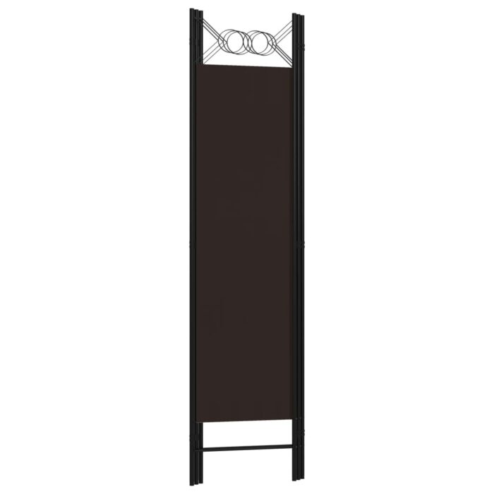 Cloison de séparation 3 panneaux Marron 120x180 cm – Image 3