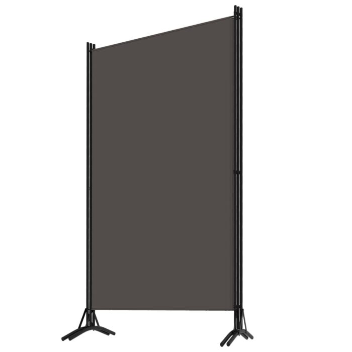 Cloison de séparation 3 panneaux Anthracite 260x180 cm – Image 2