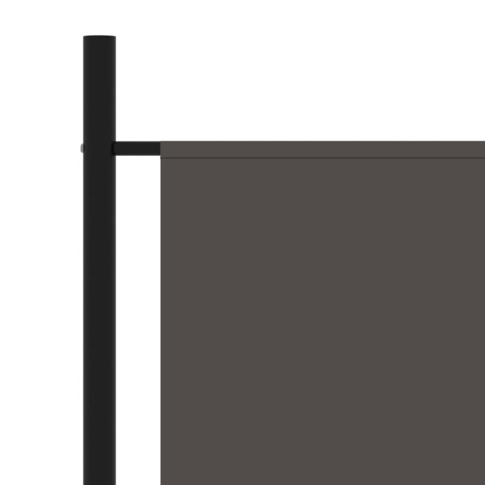 Cloison de séparation 3 panneaux Anthracite 260x180 cm – Image 3