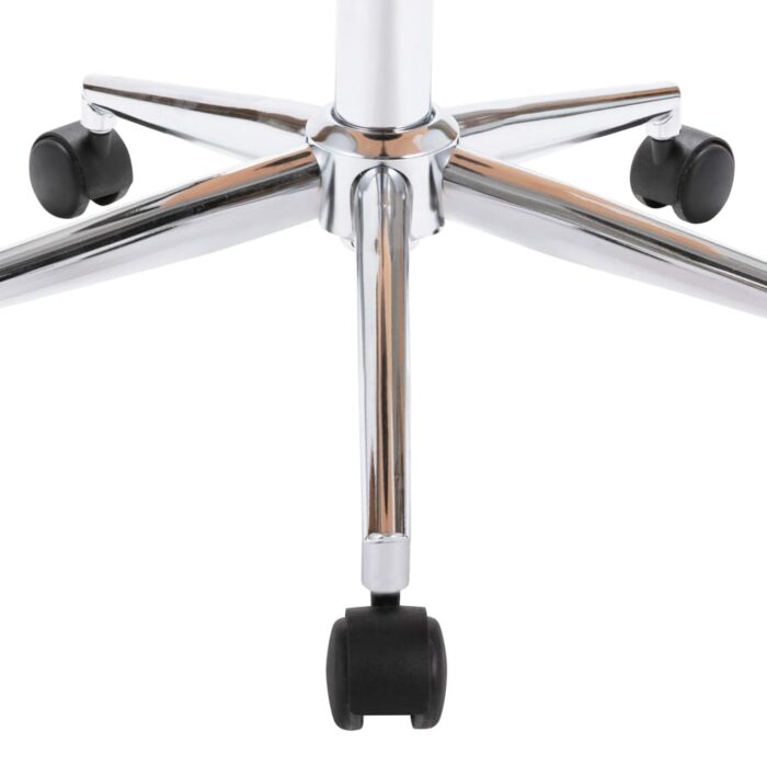 Chaises pivotantes à manger lot de 4 taupe tissu – Image 5