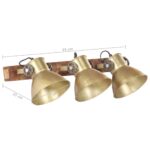 Lampe murale industrielle Laiton 65x25 cm E27 – Image 10