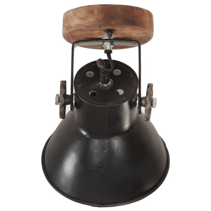 Lampe murale industrielle/de plafond 2 pcs Noir 20x25 cm E27 – Image 5