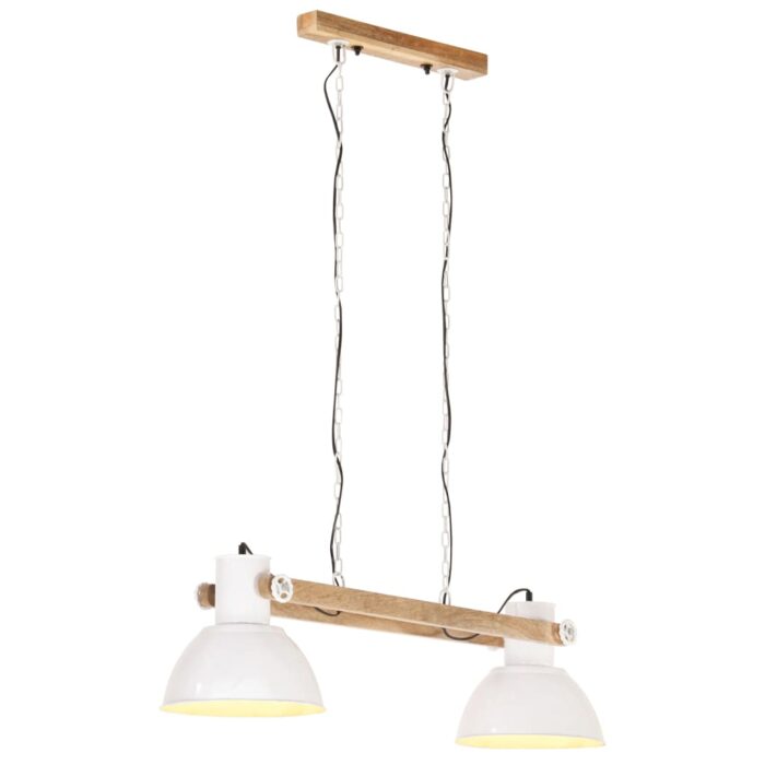 Lampe suspendue industrielle 25 W Blanc 109 cm E27 – Image 1