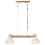 Lampe suspendue industrielle 25 W Blanc 109 cm E27 – Image 2