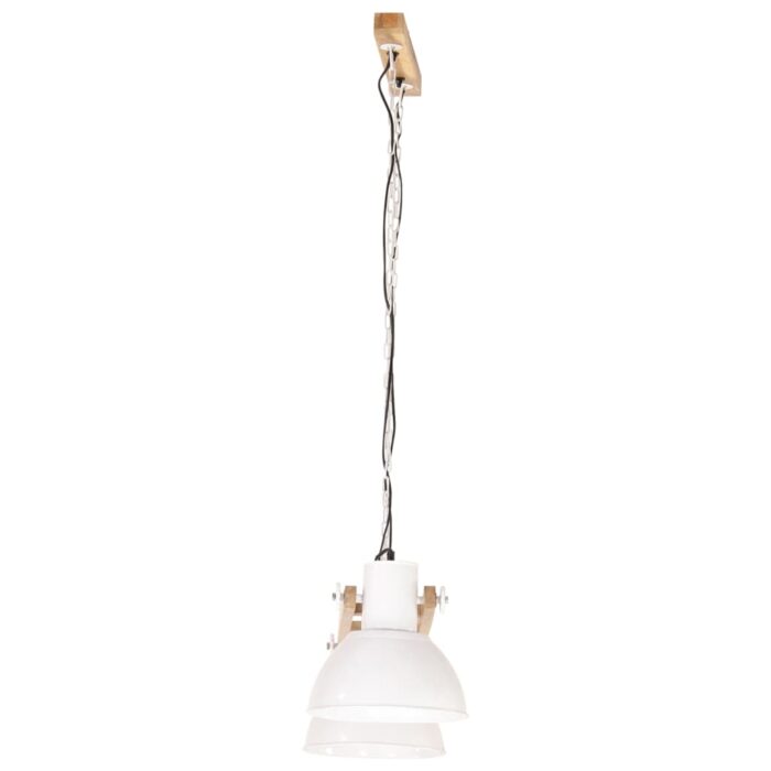 Lampe suspendue industrielle 25 W Blanc 109 cm E27 – Image 4