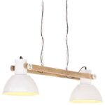 Lampe suspendue industrielle 25 W Blanc 109 cm E27 – Image 5