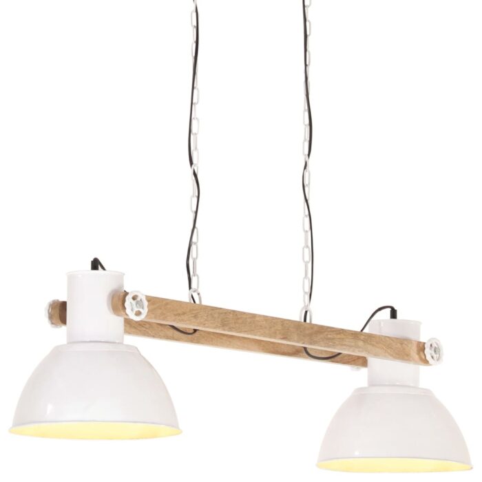 Lampe suspendue industrielle 25 W Blanc 109 cm E27 – Image 5