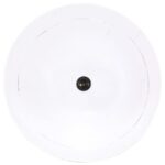 Lampe suspendue industrielle vintage 25 W Blanc Rond 41 cm E27 – Image 6