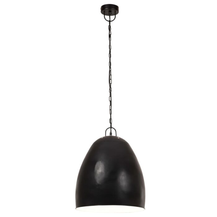 Lampe suspendue industrielle 25 W Noir Rond 42 cm E27 – Image 2