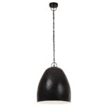 Lampe suspendue industrielle 25 W Noir Rond 42 cm E27 – Image 3
