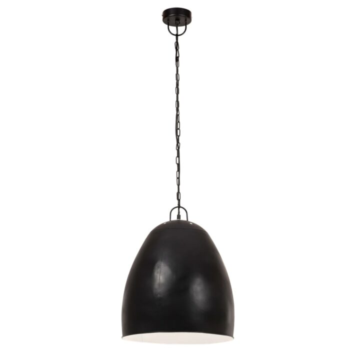 Lampe suspendue industrielle 25 W Noir Rond 42 cm E27 – Image 3