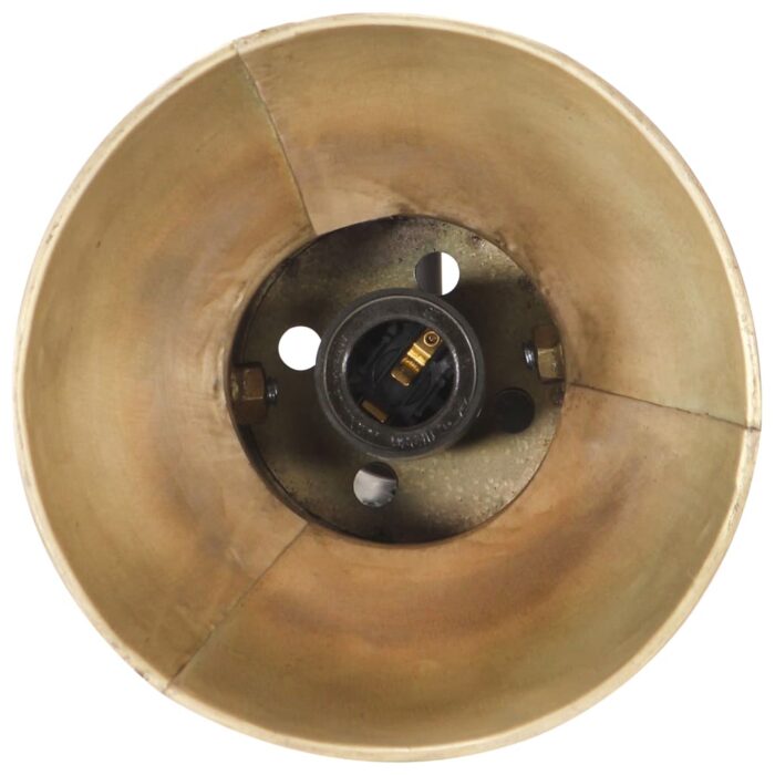 Lampadaire avec 2 abat-jour Laiton E27 Fonte – Image 6