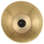 Lampadaire Laiton E27 Bois de manguier massif – Image 8