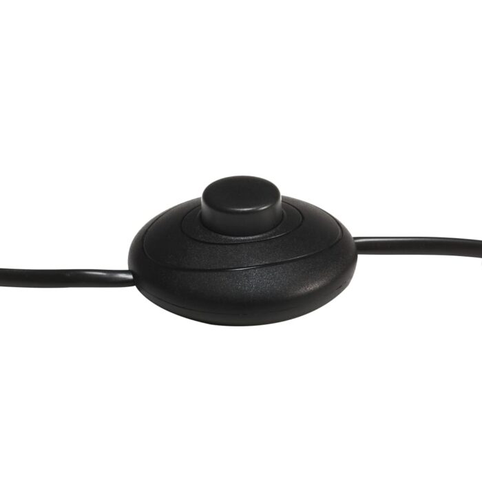 Lampadaire Blanc E27 Bois de manguier massif – Image 9