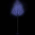 Sapin de Noël 600 LED bleues Cerisier en fleurs 300 cm – Image 2
