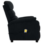 Fauteuil de massage Noir Tissu – Image 3